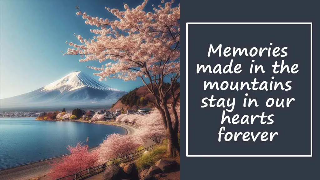 Mount Fuji Captions