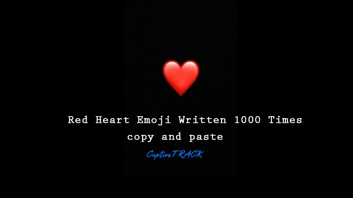 1000 Heart Emojis ❤️🧡💛💚💙💜🖤 Copy and Paste for msg in Instagram, Facebook, Whatsapp, Snapchat and TikTok for iPhone and Android devices.